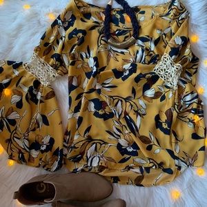 Boho Bell Sleeved Blouse